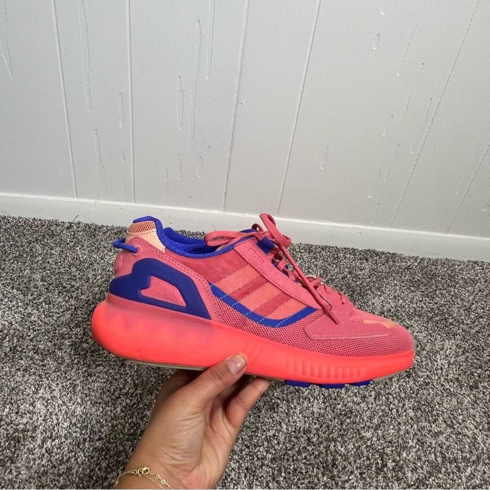 adidas Pink and Blue Women's Sneakers